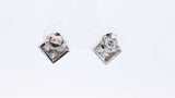 Approx. 1.52ctw Diamond Stud Earrings In 14k White Gold 3.1 Grams Eb1124oordu