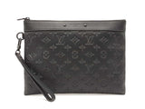 Louis Vuitton To-go Pochette In Monogram Shadow Black Leather Fw1125wzxdu