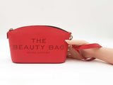 Marc Jacobs The Beauty Bag Wristlet In True Red Pebbled Leather Fw0826wzdu