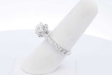 2.34cttw Diamond Ring In 14k White Gold 4.7 Grams Size 6.5 Eb0226wxxzde