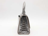 Balenciaga Hour Glass Silver Handbag Aa0426wrzsa