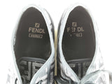 Fendi Domino Ff Denim Low Top Sneakers Size 12us Sd10225lcrde