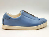 Fendi 8e6852 Vitello Rockoclick Blue Leather Slip Ons Size Eu 39 Do1124lxzde