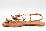 Tory Burch Artisanal Knot Leather Sandals Size 7.5 M Eb0126pxdu
