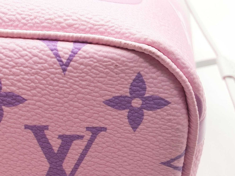 Louis Vuitton Neverfull Sunrise Pastel Pink Purple Teal Tote Bag Do1224ooxzde