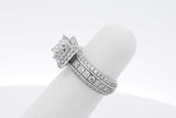 2.22cttw Diamond 14k White Gold Ring 6.7 Grams Size 4 Eb0626ixzsa