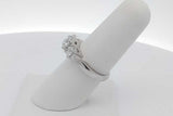 0.95cttw Diamond Ring In Platinum 8.1 Grams Size 6.25 Eb1026sxzsa