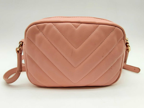 Love Moschino Quilted Heart Pink Leather Crossbody Bag Do1224wxde