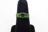 Green Gemstone Ring In 10k Yellow Gold 2.2 Grams Size 7 Eb0726lxzsa