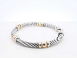 David Yurman Metro Cable Bracelet In Sterling Silver 23.6g 6.5 Inch Fw0226orzdu