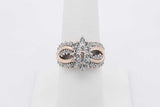 0.56cttw Diamond Ring In 14k Yellow Gold 6 Grams Size 6.75 Eb0726wrxsa
