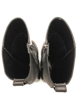 Coach Turnlock Black Leather Riding Boots Size Us 6 Womens Do0325orde