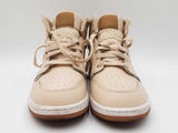 Air Jordan 1 Mid Utility Fleece Pearl White Do2207-264 Size 6y Sd0226oodu