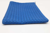Bottega Veneta Blue Intrecciato Leather Clutch Eb0426lexde