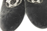 Versace Medusa Black Velvet Loafers Size 46 Eb0126lxzde