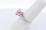 1.1cttw Diamond Ring In 14k White Gold 5.2 Grams Size 7 Eb0226rxzde