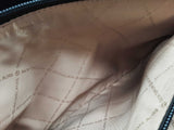 Michael Kors Sallie Brown Signature Logo Black Satchel Tote Bag Do0826rxde