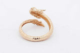 18k Yellow Gold Dragon Wrap Ring 3.6 Grams Size 8.5 Eb0826wcrsa
