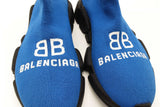 Balenciaga Speed 2.0 Blue Stretch Knit Sneakers Size 39 Eb1025lxzsa