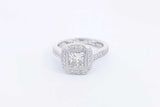 Approx. 1.52ctw Diamond Ring In Platinum 10.5 Grams Size 4.25 Eb1124oxxzsa