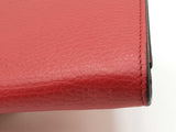 Gucci Gg Betty Wallet With Chain In Red Dollar Leather Fw0526lcrdu