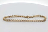 1.47cttw Diamond Tennis Bracelet In 10k Yellow Gold 7.1 Grams 7 Inch Eb0926plxsa