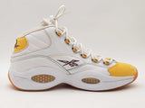Reebok Fx4278 Question Mid "Yellow Toe" Size 14 Aa0825ozsa