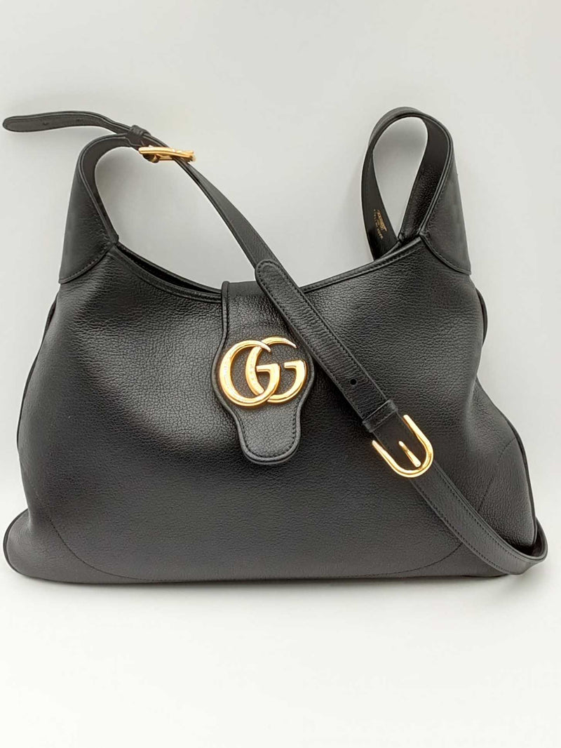 Gucci Black Leather Aphrodite Shoulder Bag Eb0524cxzdu