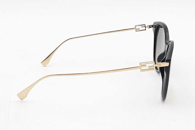 Fendi Smoke Cat Eye Sunglasses Fe400471 Eb0425ixsa