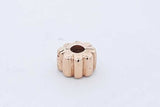 Pandora 14k Yellow Gold Ribbed Clip Charm 2 Grams Eb0426lorde