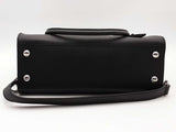 Michael Kors Saffiano Lock Tote Black Handbag Aa0826wzsa