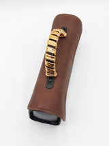 Loewe Velazquez Top Handle Bag In Brown & Black Leather Fw09262zxdu