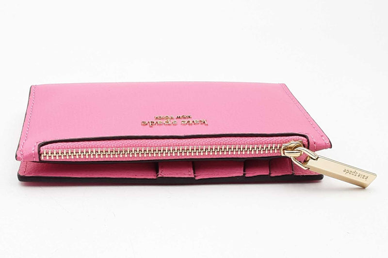 Kate Spade Sylvia Slim Bifold Pink Wallet Eb0924lrsa