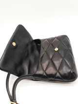 Yves Saint Laurent Le 57 Diamond Quilted Black Leather Shoulder Bag Eb1026erxde