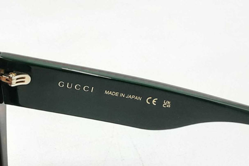 Gucci Gg1300s Square Sunglasses In Havana Tortoise With Web Stripe Eb1125oxzdu