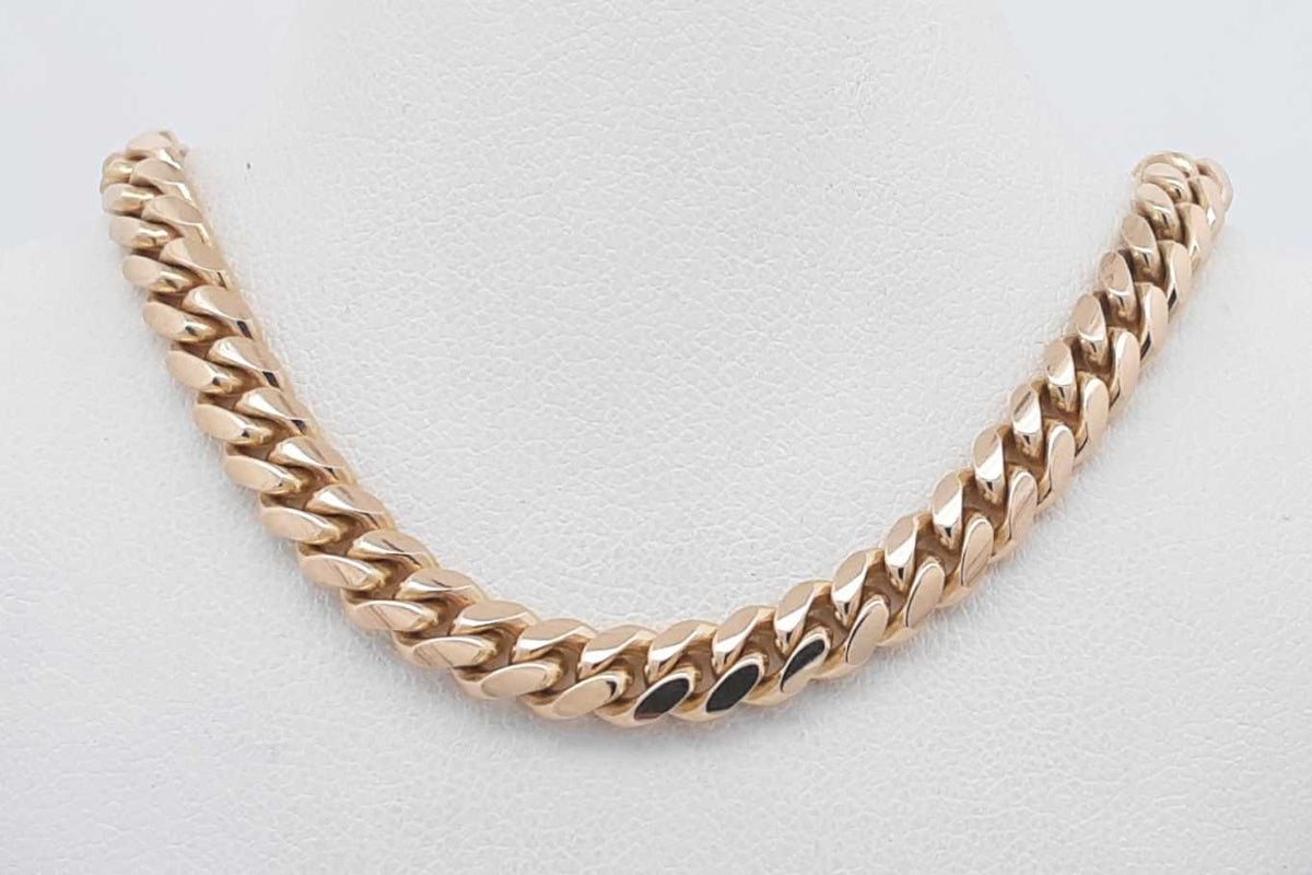 14k Cuban Chain 47センチ 14k Yellow Gold Cuban Link Chain Necklace 47 Grams 22 Inch