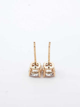 2.5 Cttw Diamond & 14k Yellow Gold Stud Earrings & Jackets 6.7 Gram Fw0826lrzxdu