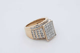 1.6cttw Diamond Ring In 10k Yellow Gold 9.8 Grams Size 7 Eb0826coxdu
