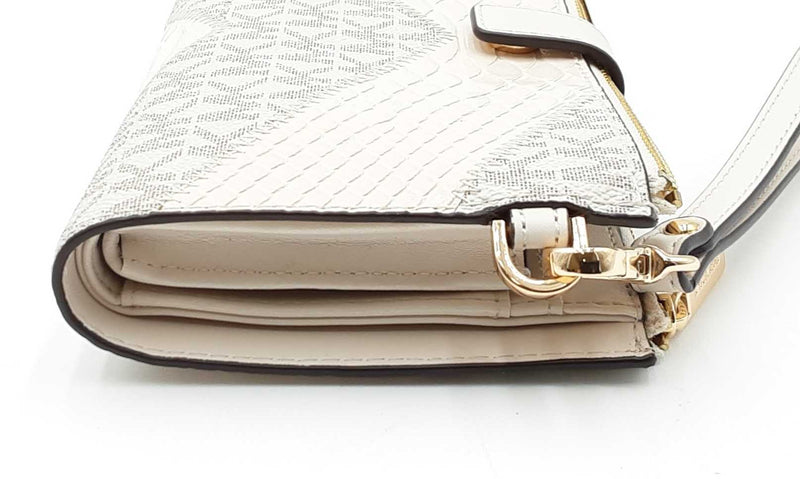 Michael Kors Jet Set Travel Double Zipper Wristlet Wallet Eb0424prdu