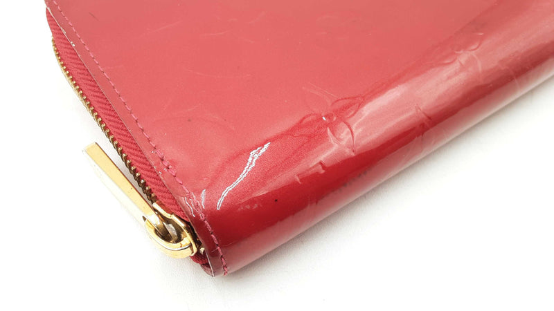 Louis Vuitton Zippy Wallet In Pomme D'amour Monogram Vernis Leather Fw0925lrxdu