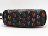 Dooney & Bourke Db75 Multi Logo Cross Body Black Aa0926pzsa