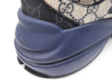 Gucci Rhyton Sneakers In Gg Supreme Monogram Coated Canvas Size 10.5 Men Fw00626lrxdu