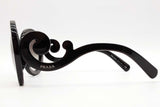 Prada Minimal Baroque Spr27n Black Frame Sunglasses Sd0626lzxde