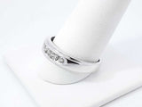 0.21 Cttw Diamond & 10k White Gold Wedding Band 2.6 Grams Size 10.5 Fw0826ozxdu