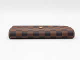 Louis Vuitton Emilie Wallet In Damier Ebene Coated Canvas Fw1025oxzdu