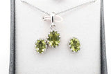 Set Of 5 Gemstone Ensemble Sets In Sterling Silver Eb0925crsa