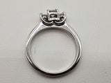 0.5 Cttw Natural Diamonds 14k White Gold 3.4g Ring Size 6.5 Do0426wxzde