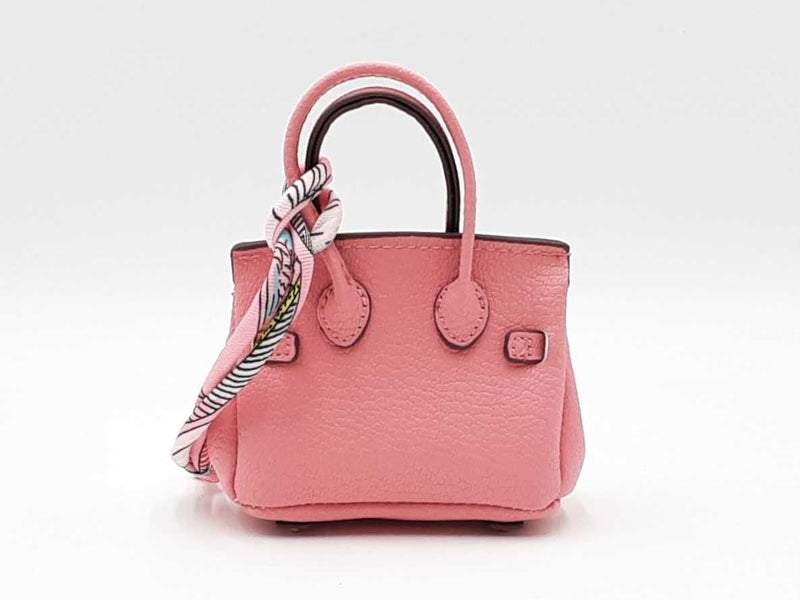Mini Exquisite Bag Charm In Pink Fw0825idu