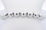 Tiffany & Co. Sterling Silver Hardwear Ball Bracelet 20.2 Grams 8 In Eb1225lxzdu
