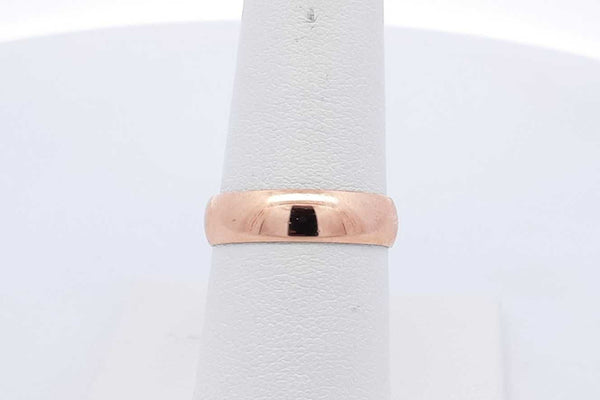 18k Rose Gold Ring 3.9 Grams Size 7.75 Eb0924lwxsa